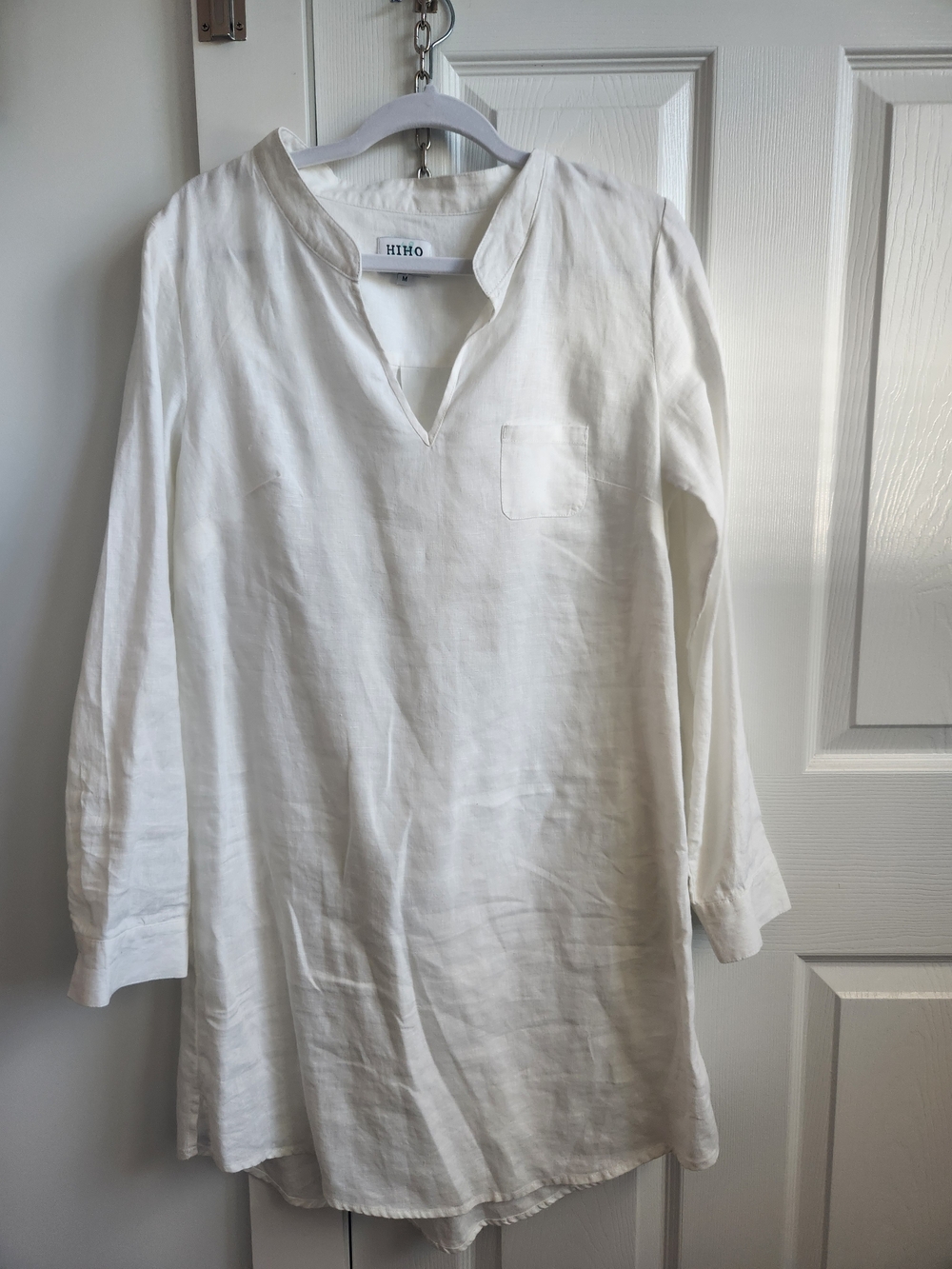 HIHO Women's Cream Linen V-Neck Camisole Top